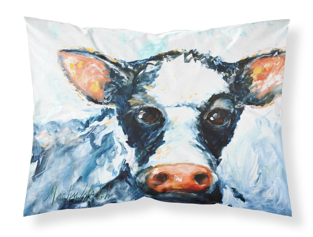 Cow Lick Black and White Cow Standard Pillowcase Lightweight Super Soft Easy Care Decorative Artwork Pillowcase, Standard