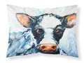 Cow Lick Black and White Cow Standard Pillowcase Lightweight Super Soft Easy Care Decorative Artwork Pillowcase, Standard
