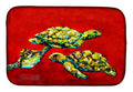 Drifting Home Turtles Dish Drying Mat Absorbent Dish Drying Mat Pad for Kitchen Counter Dish Drainer Mat for Countertop, 14 x 21", Multicolor