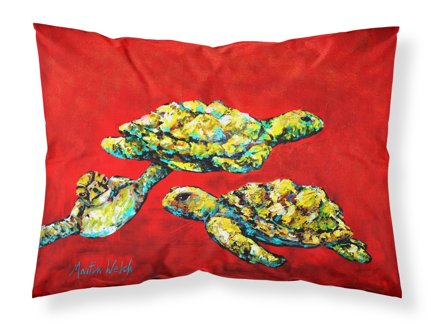 Drifting Home Turtles Standard Pillowcase Lightweight Super Soft Easy Care Decorative Artwork Pillowcase, Standard