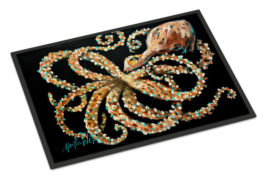 Eye On You Octopus Doormat Indoor Outdoor 18H X 27W Front Door Mat Rugs for Entryway, Non Slip Washable
