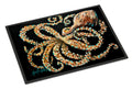 Eye On You Octopus Doormat Indoor Outdoor 18H X 27W Front Door Mat Rugs for Entryway, Non Slip Washable