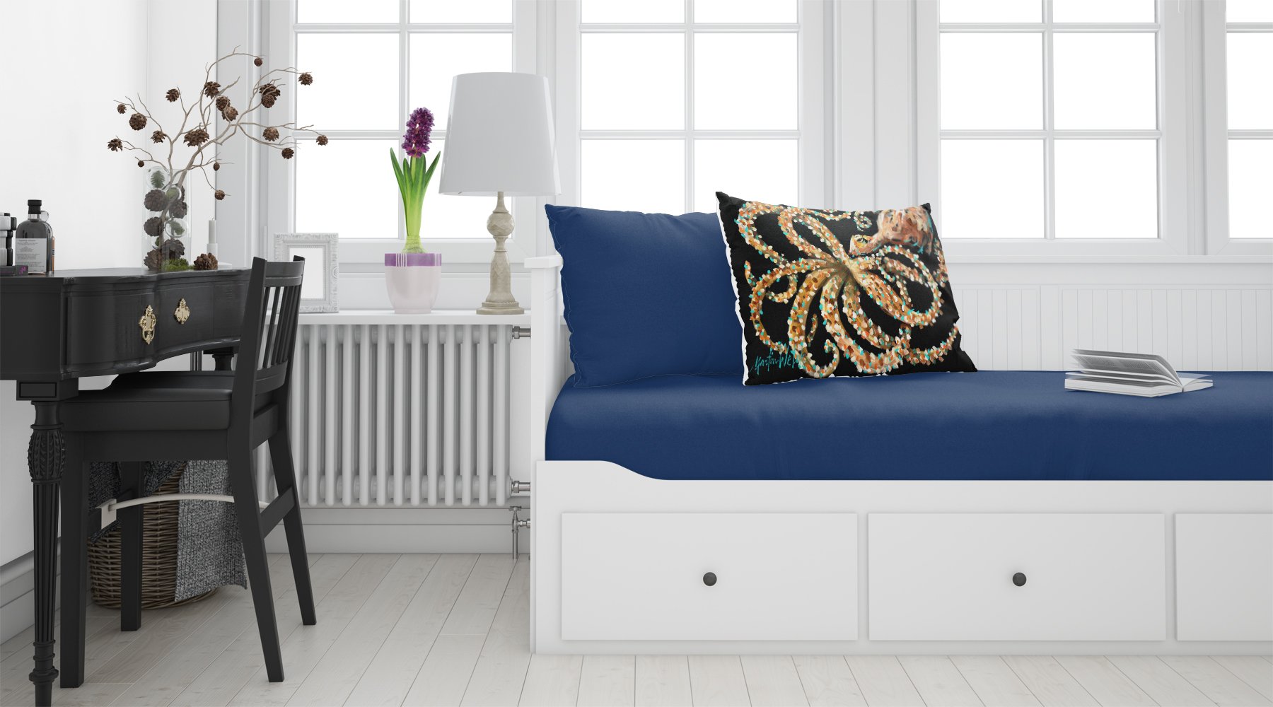 Eye On You Octopus Standard Pillowcase Lightweight Super Soft Easy Care Decorative Artwork Pillowcase, Standard