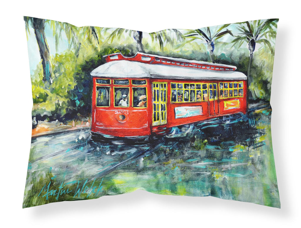 Little Red Street Car Standard Pillowcase Lightweight Super Soft Easy Care Decorative Artwork Pillowcase, Standard