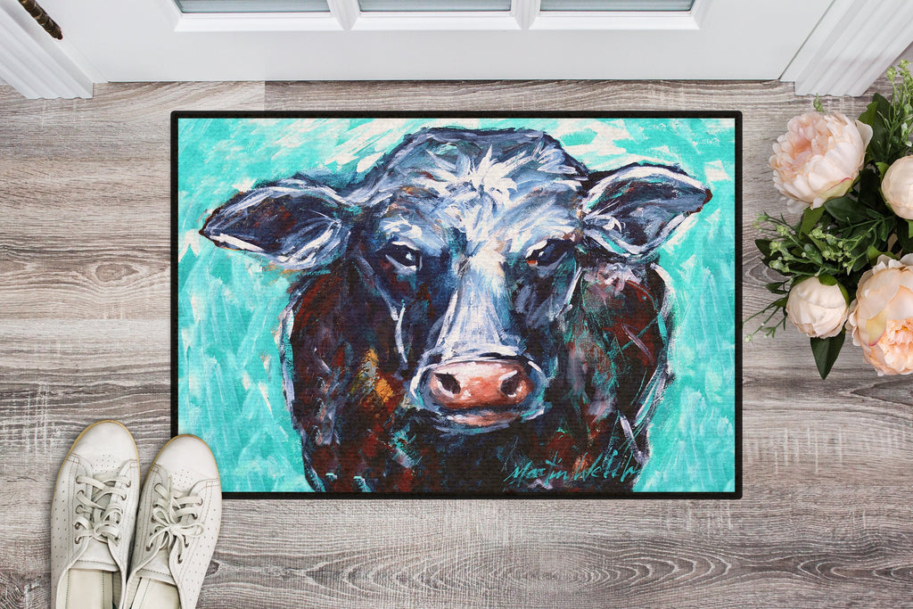 Moo Cow Doormat Indoor Outdoor 24H X 36W Front Door Mat Rugs for Entryway, Non Slip Washable Low Pile,