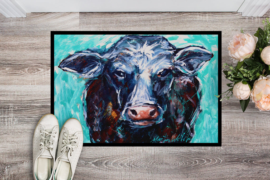 Moo Cow Doormat Indoor Outdoor 18H X 27W Front Door Mat Rugs for Entryway, Non Slip Washable
