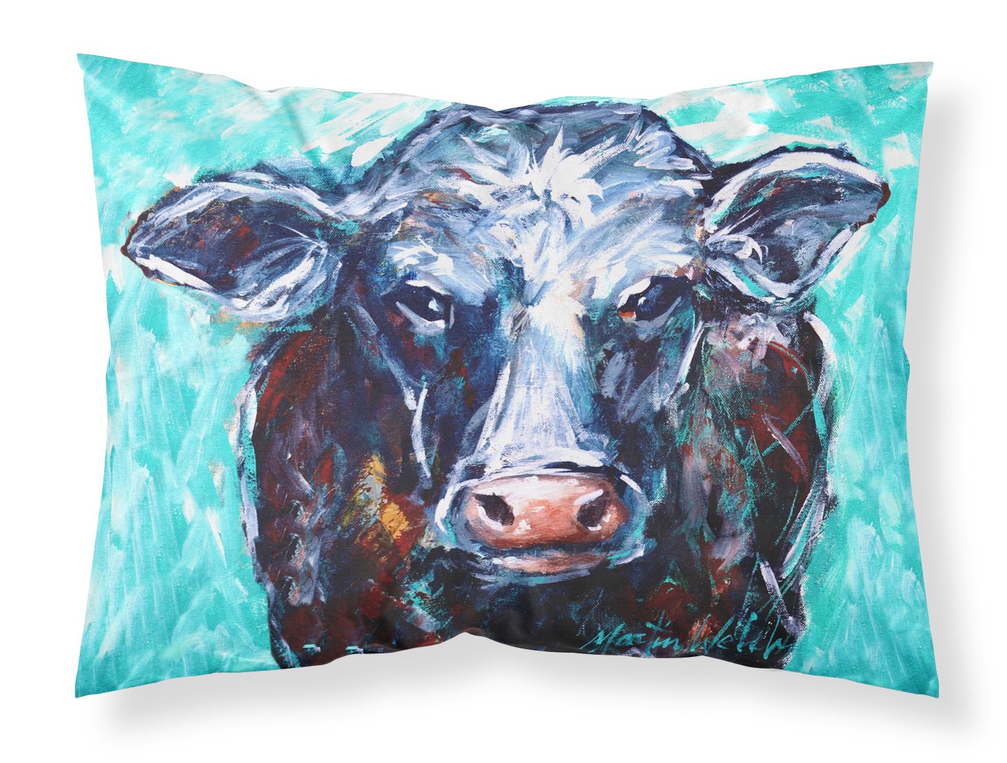 Moo Cow Standard Pillowcase Lightweight Super Soft Easy Care Decorative Artwork Pillowcase, Standard