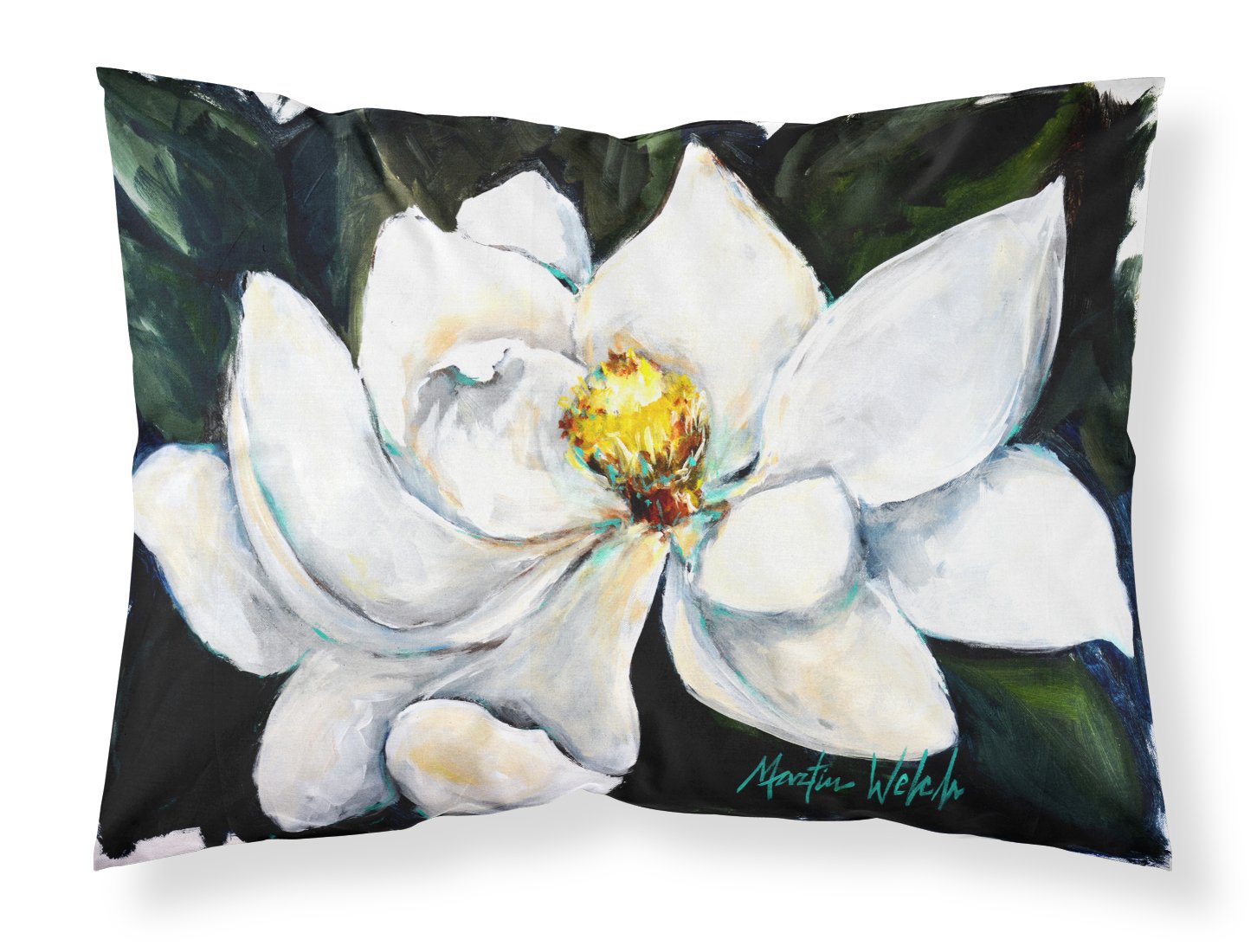 Sweet Magnolia Standard Pillowcase Lightweight Super Soft Easy Care Decorative Artwork Pillowcase, Standard