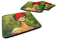 Lady Aziline Foam Coasters Set of 4 Cup Coasters for Indoor Outdoor, Tabletop Protection, Anti Slip, Mouse pad Material