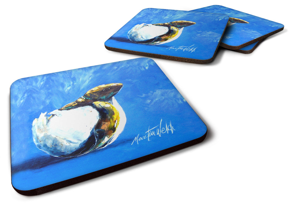 Baby Turtle Foam Coasters Set of 4 Cup Coasters for Indoor Outdoor, Tabletop Protection, Anti Slip, Mouse pad Material