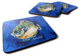 Blue Gill Foam Coasters Set of 4 Cup Coasters for Indoor Outdoor, Tabletop Protection, Anti Slip, Mouse pad Material