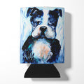 Boston Terrier Boston Tuff Can or Bottle Hugger Cooler Sleeve for Standard 12 oz Cans, Insulated Foam Beer & Soda Can Hugger Reusable