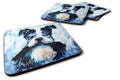 Boston Terrier Boston Tuff Foam Coasters Set of 4 Cup Coasters for Indoor Outdoor, Tabletop Protection, Anti Slip, Mouse pad Material