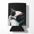 Boston Terrier Spot in the Sun Can or Bottle Hugger Cooler Sleeve for Standard 12 oz Cans, Insulated Foam Beer & Soda Can Hugger Reusable