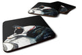 Boston Terrier Spot in the Sun Foam Coasters Set of 4 Cup Coasters for Indoor Outdoor, Tabletop Protection, Anti Slip, Mouse pad Material