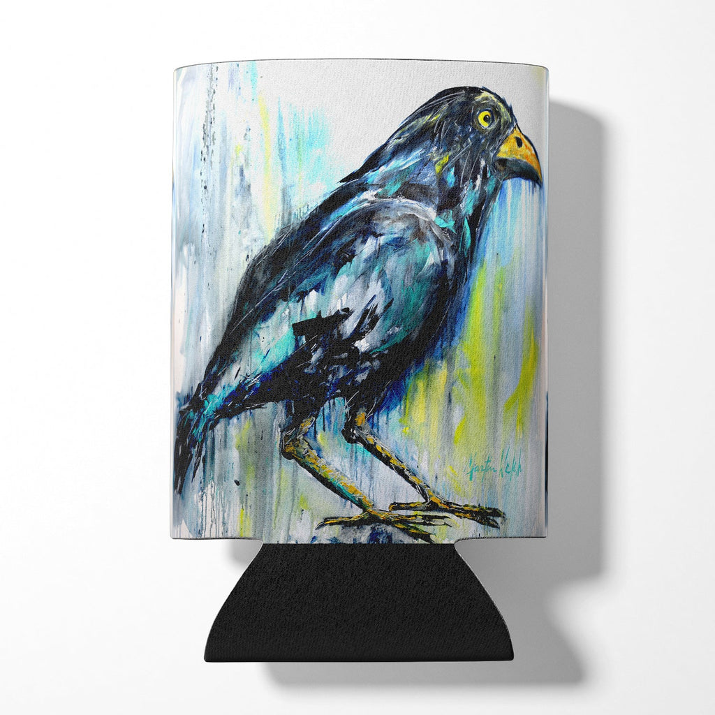 Burnt Corn Raven Can or Bottle Hugger Cooler Sleeve for Standard 12 oz Cans, Insulated Foam Beer & Soda Can Hugger Reusable