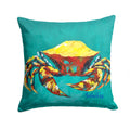 Crab Tunnel Decorative Throw Pillow 14x14 Indoor Outdoor Accent Cushion, Fabric Cover with Insert for Sofa, Bed, Porch & Living Room