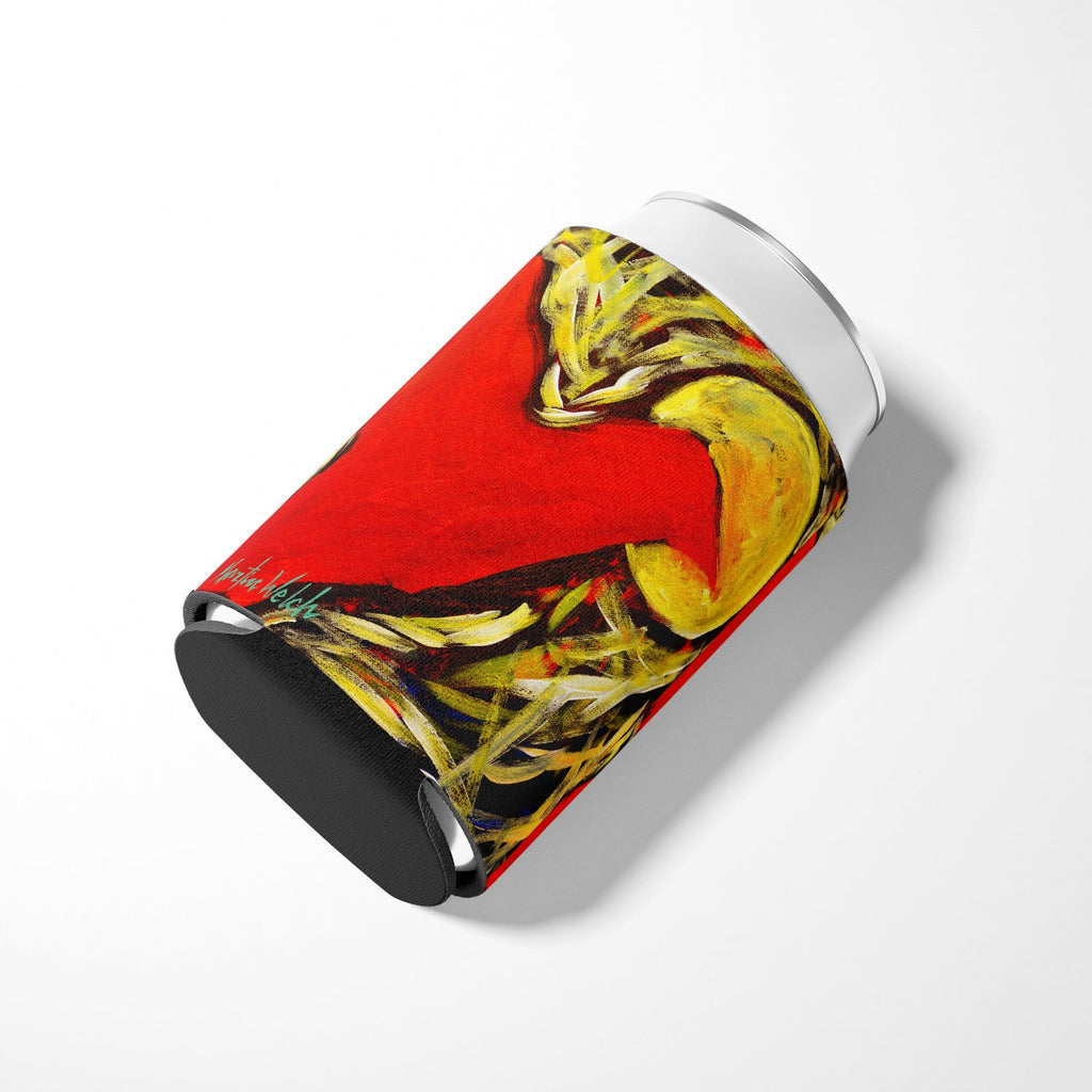 Crow at Midnight Can or Bottle Hugger Cooler Sleeve for Standard 12 oz Cans, Insulated Foam Beer & Soda Can Hugger Reusable