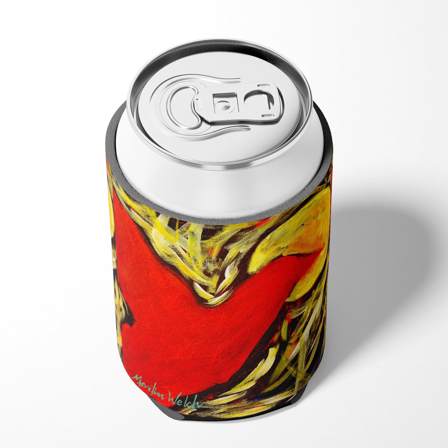 Crow at Midnight Can or Bottle Hugger Cooler Sleeve for Standard 12 oz Cans, Insulated Foam Beer & Soda Can Hugger Reusable