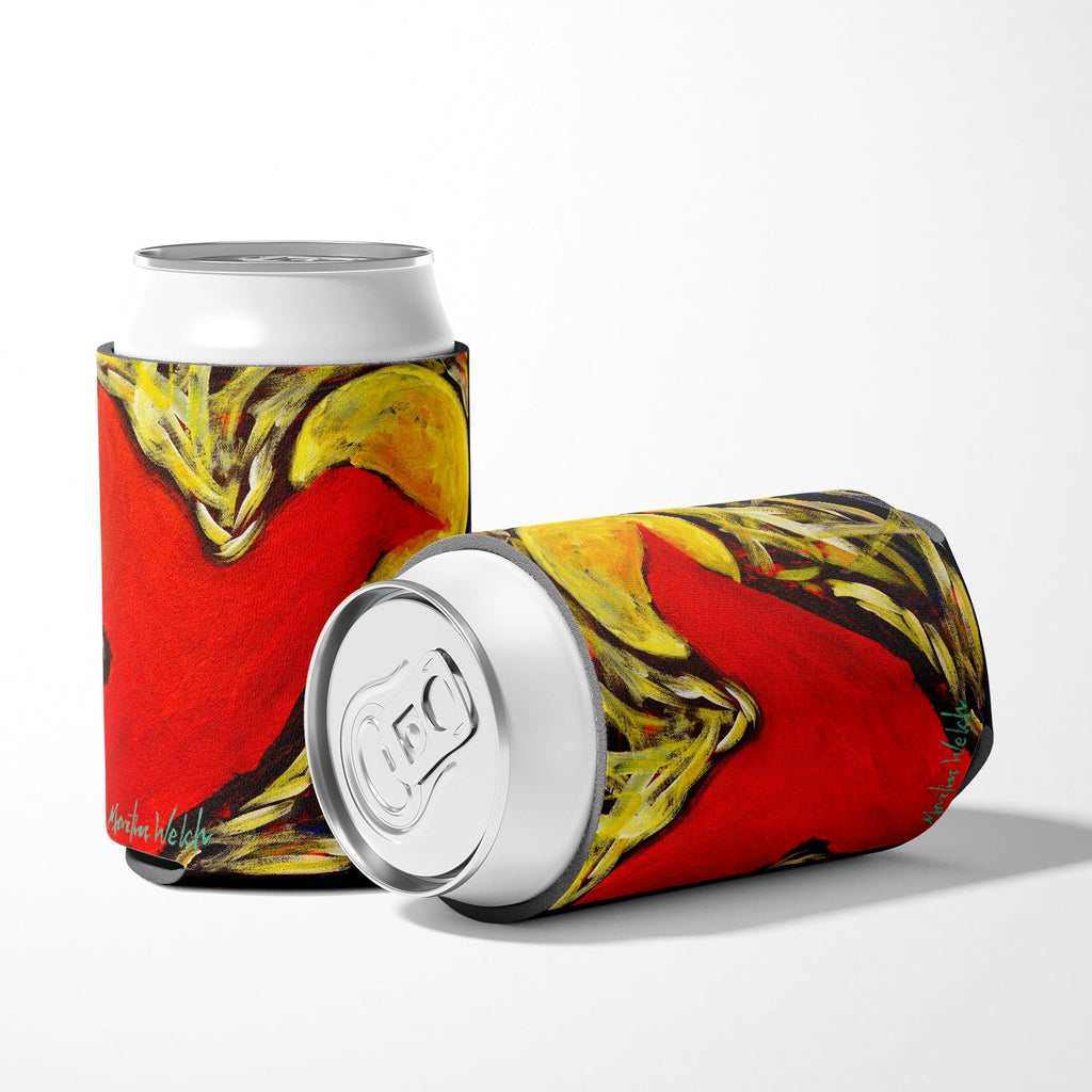 Crow at Midnight Can or Bottle Hugger Cooler Sleeve for Standard 12 oz Cans, Insulated Foam Beer & Soda Can Hugger Reusable