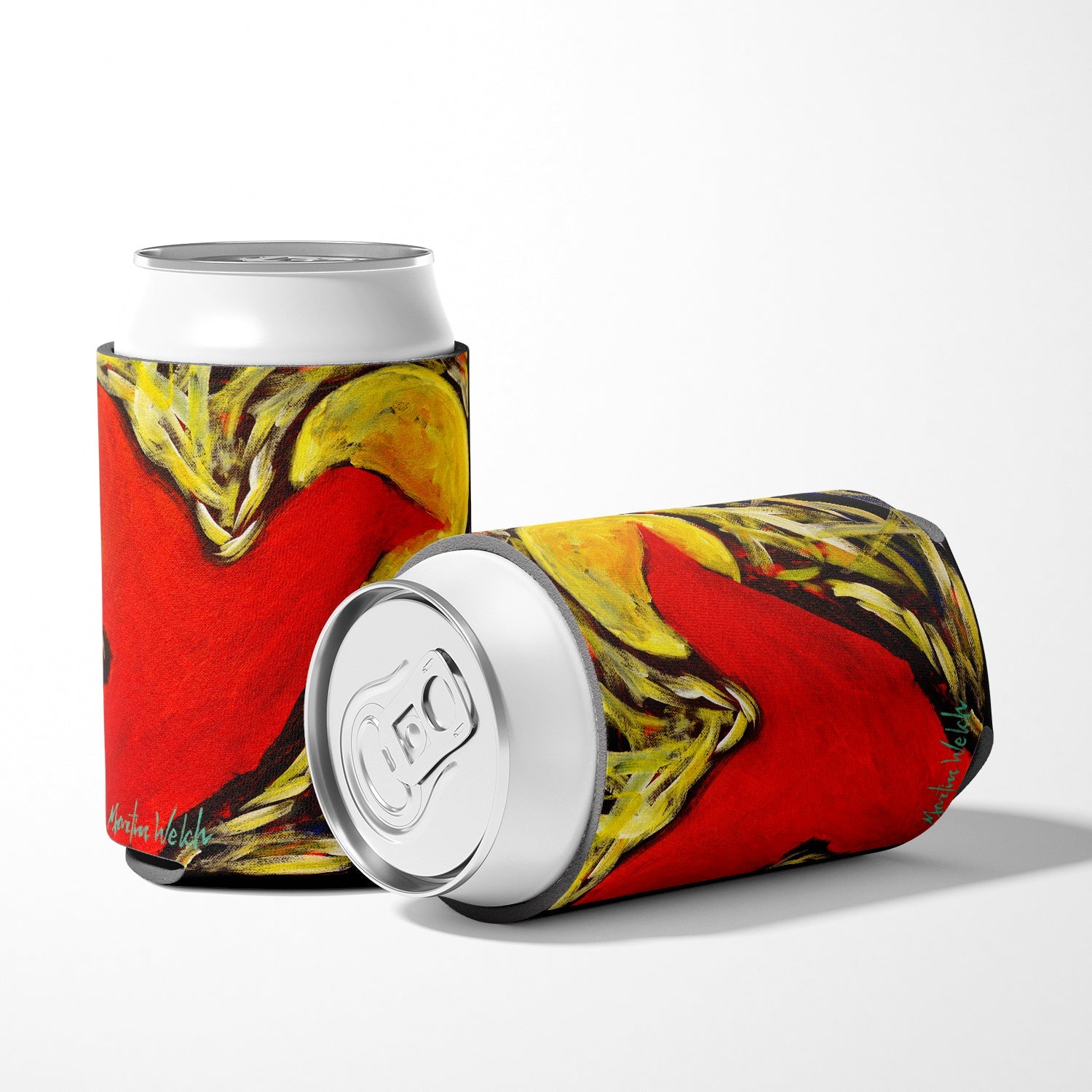 Crow at Midnight Can or Bottle Hugger Cooler Sleeve for Standard 12 oz Cans, Insulated Foam Beer & Soda Can Hugger Reusable