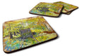 Streetcar End of the Line Foam Coasters Set of 4 Cup Coasters for Indoor Outdoor, Tabletop Protection, Anti Slip, Mouse pad Material