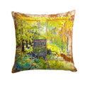 Streetcar End of the Line Decorative Throw Pillow 14x14 Indoor Outdoor Accent Cushion, Fabric Cover with Insert for Sofa, Bed, Porch & Living Room