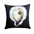 Oyster Eye Five Decorative Throw Pillow 14x14 Indoor Outdoor Accent Cushion, Fabric Cover with Insert for Sofa, Bed, Porch & Living Room