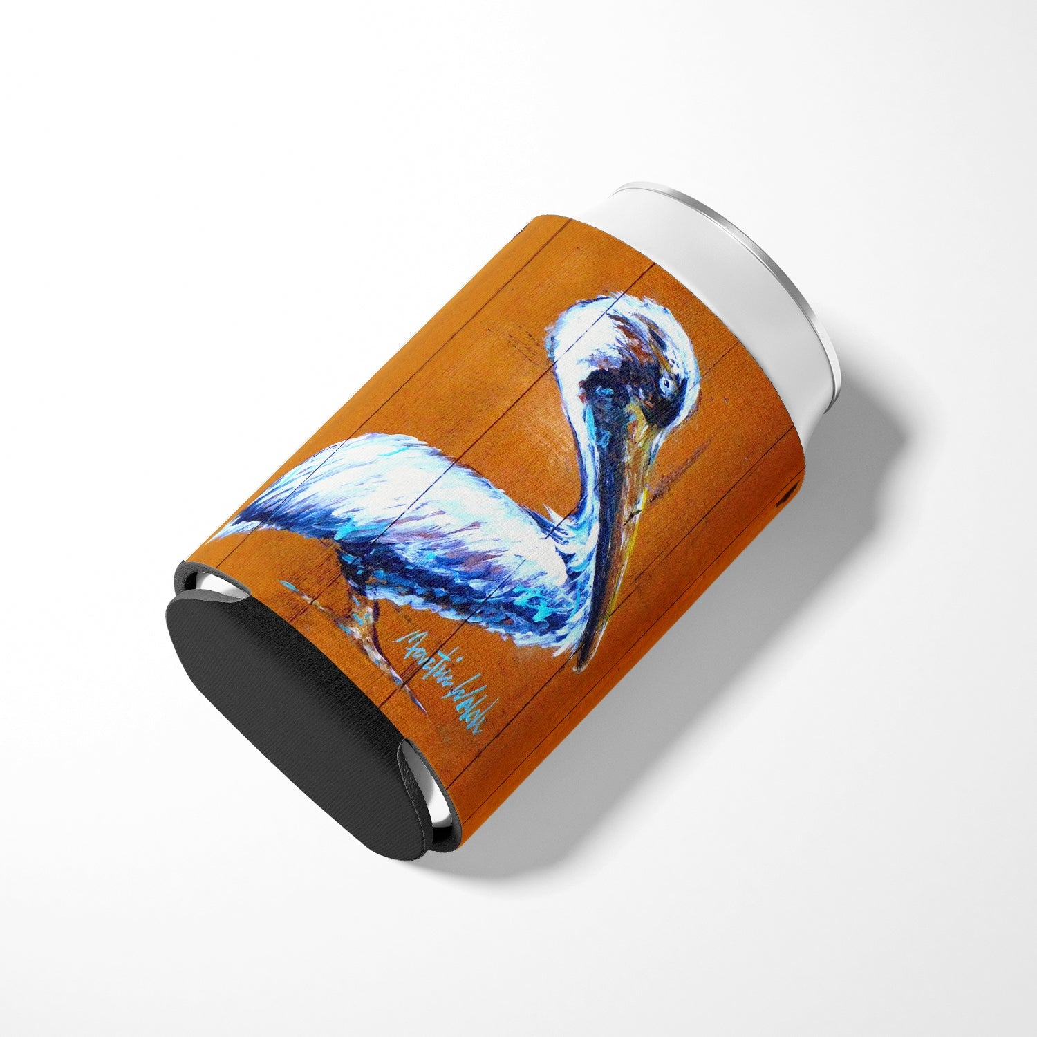 Pelican Hangin In Can or Bottle Hugger Cooler Sleeve for Standard 12 oz Cans, Insulated Foam Beer & Soda Can Hugger Reusable