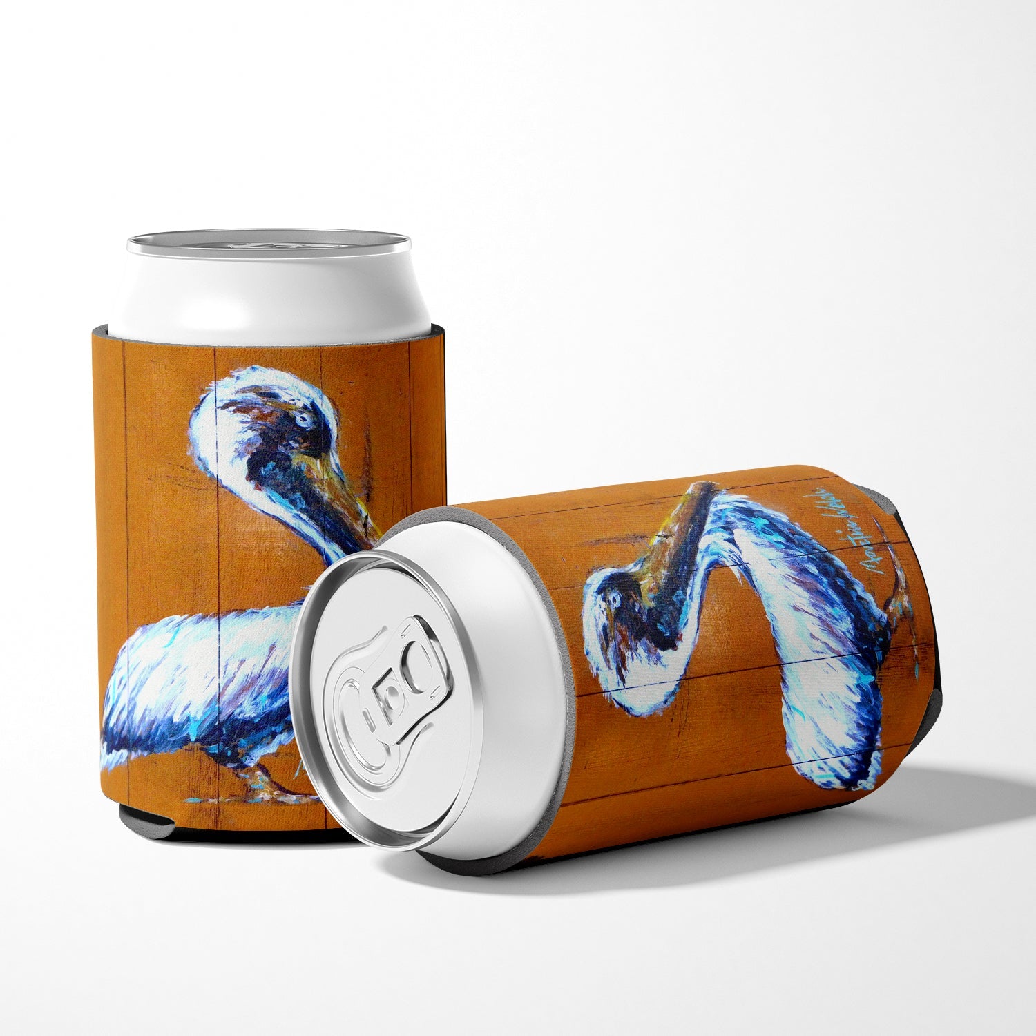 Pelican Hangin In Can or Bottle Hugger Cooler Sleeve for Standard 12 oz Cans, Insulated Foam Beer & Soda Can Hugger Reusable