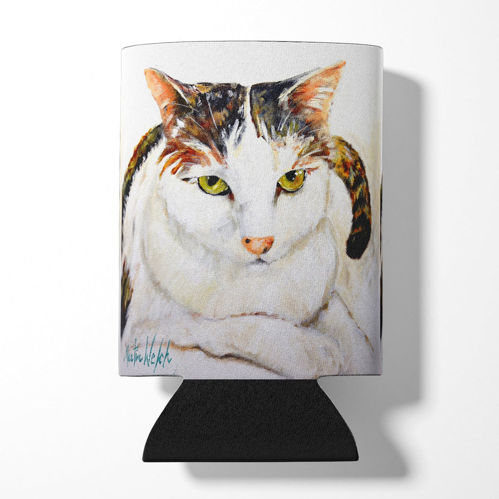 Lanie Cat Can or Bottle Hugger Cooler Sleeve for Standard 12 oz Cans, Insulated Foam Beer & Soda Can Hugger Reusable