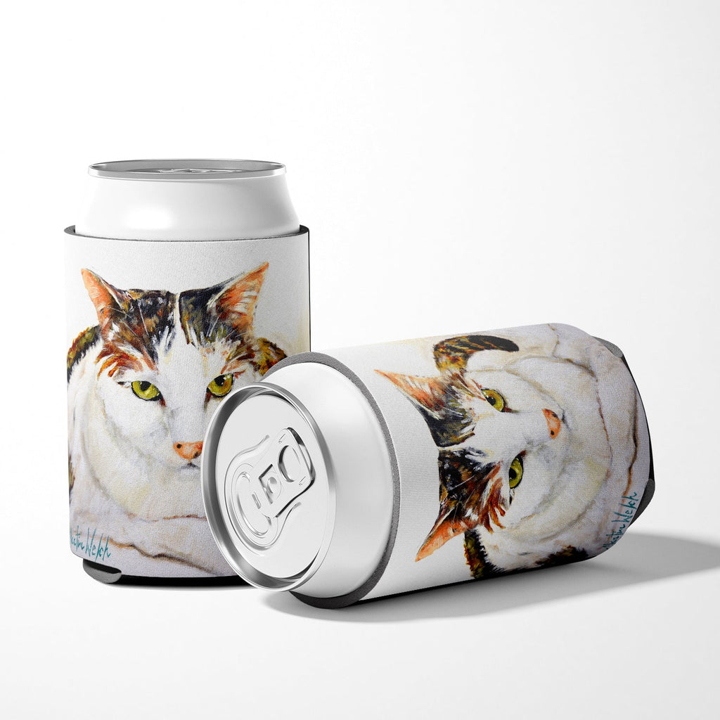 Lanie Cat Can or Bottle Hugger Cooler Sleeve for Standard 12 oz Cans, Insulated Foam Beer & Soda Can Hugger Reusable