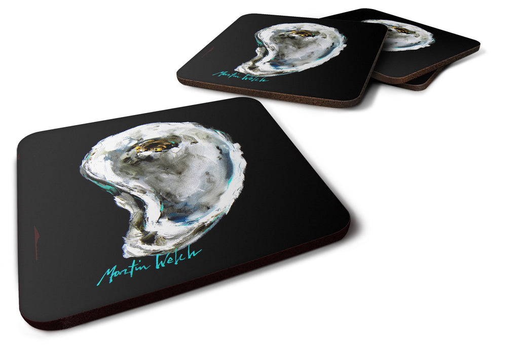 Lucky Oyster Foam Coasters Set of 4 Cup Coasters for Indoor Outdoor, Tabletop Protection, Anti Slip, Mouse pad Material