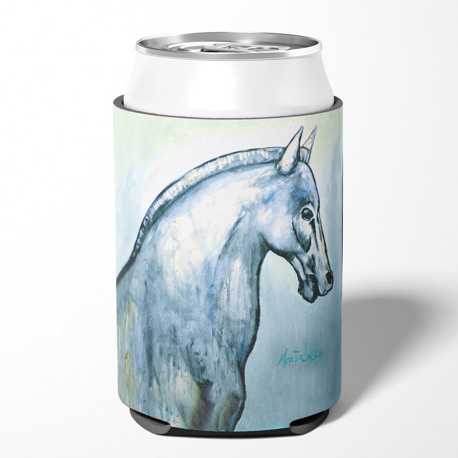 Noble Horse Can or Bottle Hugger Cooler Sleeve for Standard 12 oz Cans, Insulated Foam Beer & Soda Can Hugger Reusable