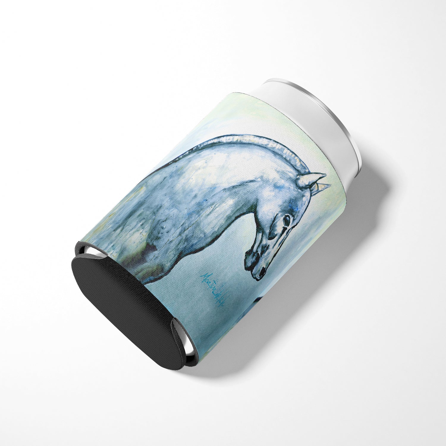 Noble Horse Can or Bottle Hugger Cooler Sleeve for Standard 12 oz Cans, Insulated Foam Beer & Soda Can Hugger Reusable