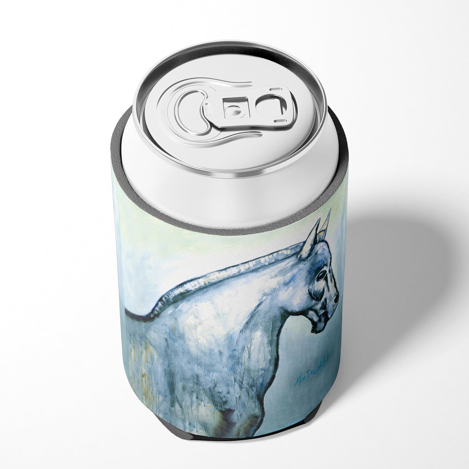 Noble Horse Can or Bottle Hugger Cooler Sleeve for Standard 12 oz Cans, Insulated Foam Beer & Soda Can Hugger Reusable