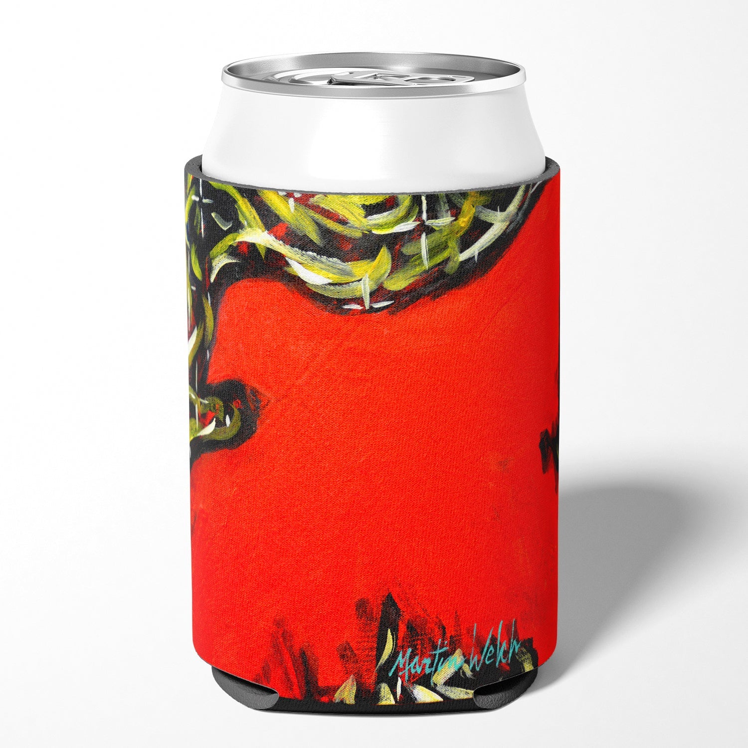 Scared Crow Can or Bottle Hugger Cooler Sleeve for Standard 12 oz Cans, Insulated Foam Beer & Soda Can Hugger Reusable