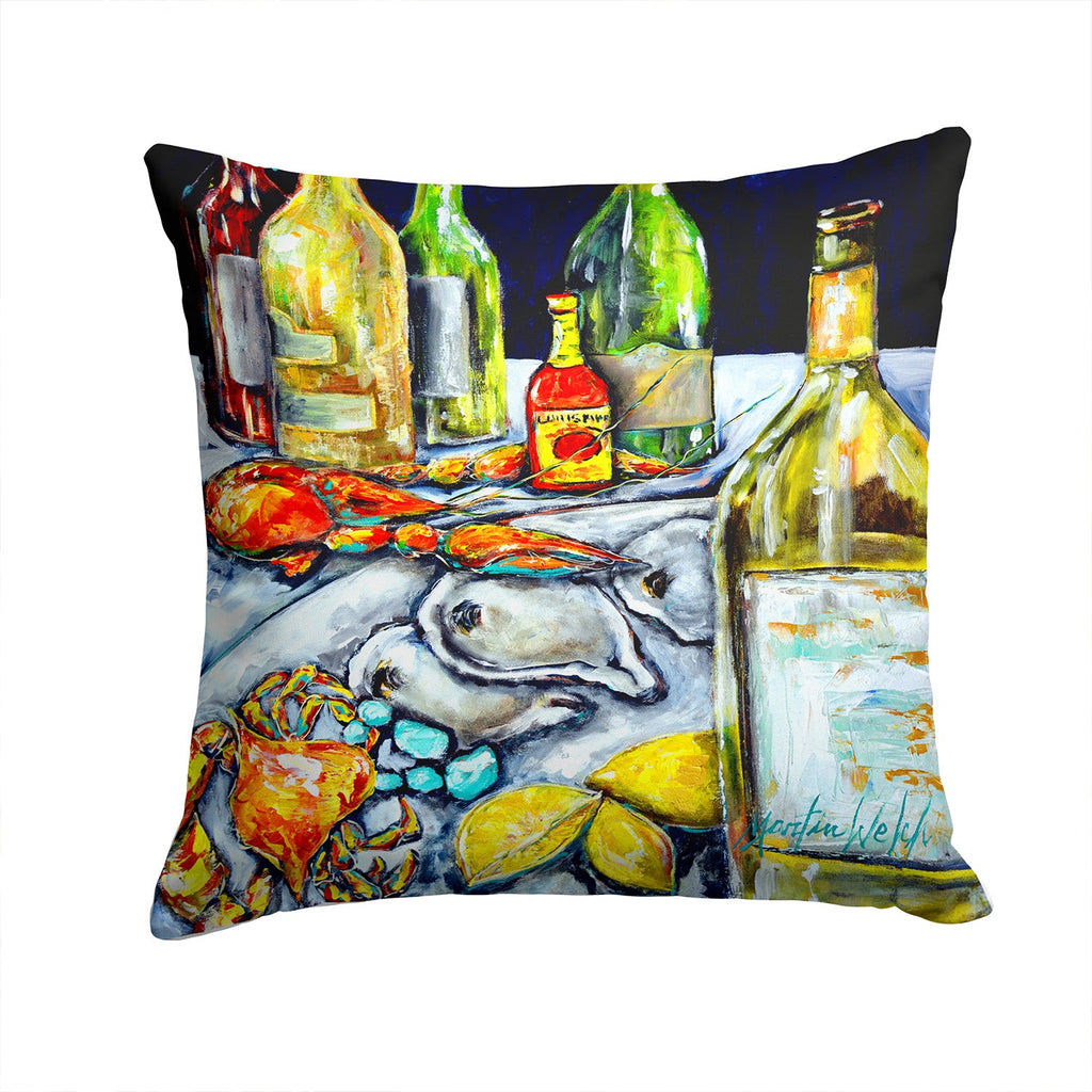 Sit a Spell Decorative Throw Pillow 14x14 Indoor Outdoor Accent Cushion, Fabric Cover with Insert for Sofa, Bed, Porch & Living Room