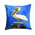 Pelican Texas Pete Decorative Throw Pillow 14x14 Indoor Outdoor Accent Cushion, Fabric Cover with Insert for Sofa, Bed, Porch & Living Room