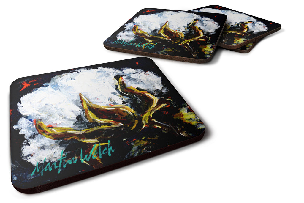 This Boll Cotton Foam Coasters Set of 4 Cup Coasters for Indoor Outdoor, Tabletop Protection, Anti Slip, Mouse pad Material