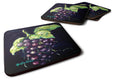 Martin's Grapes Foam Coasters Set of 4 Cup Coasters for Indoor Outdoor, Tabletop Protection, Anti Slip, Mouse pad Material
