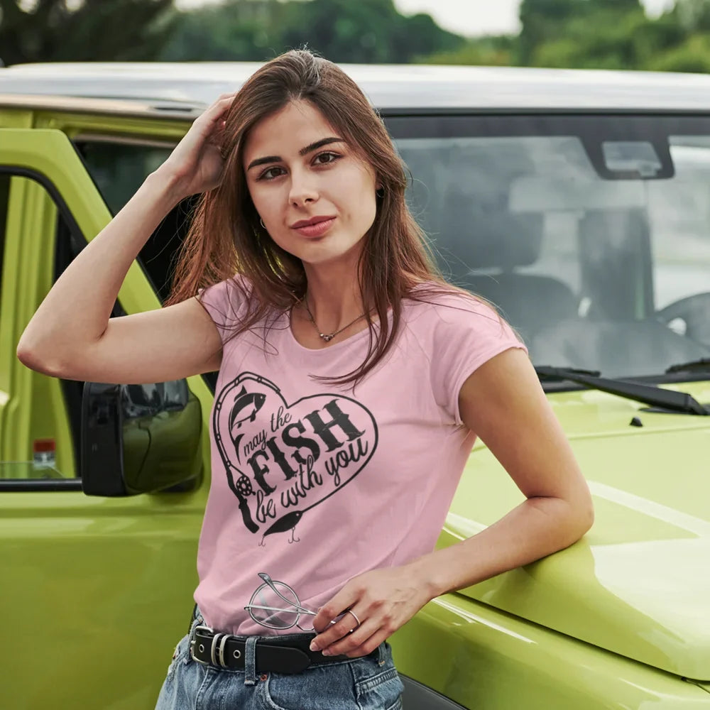 May The Fish Be With You T-Shirt for Women