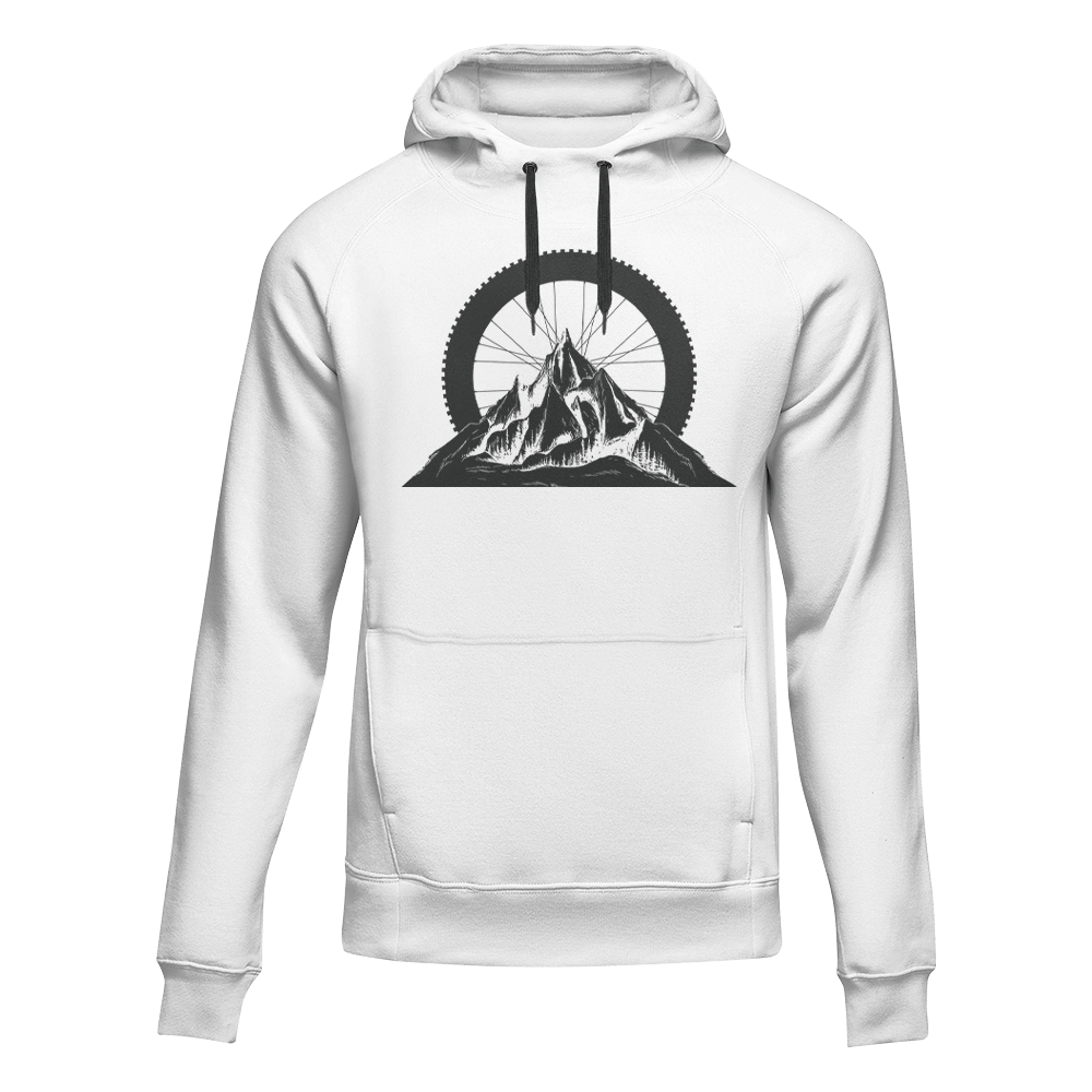 Mountain Tires Adult Fleece Hoodie