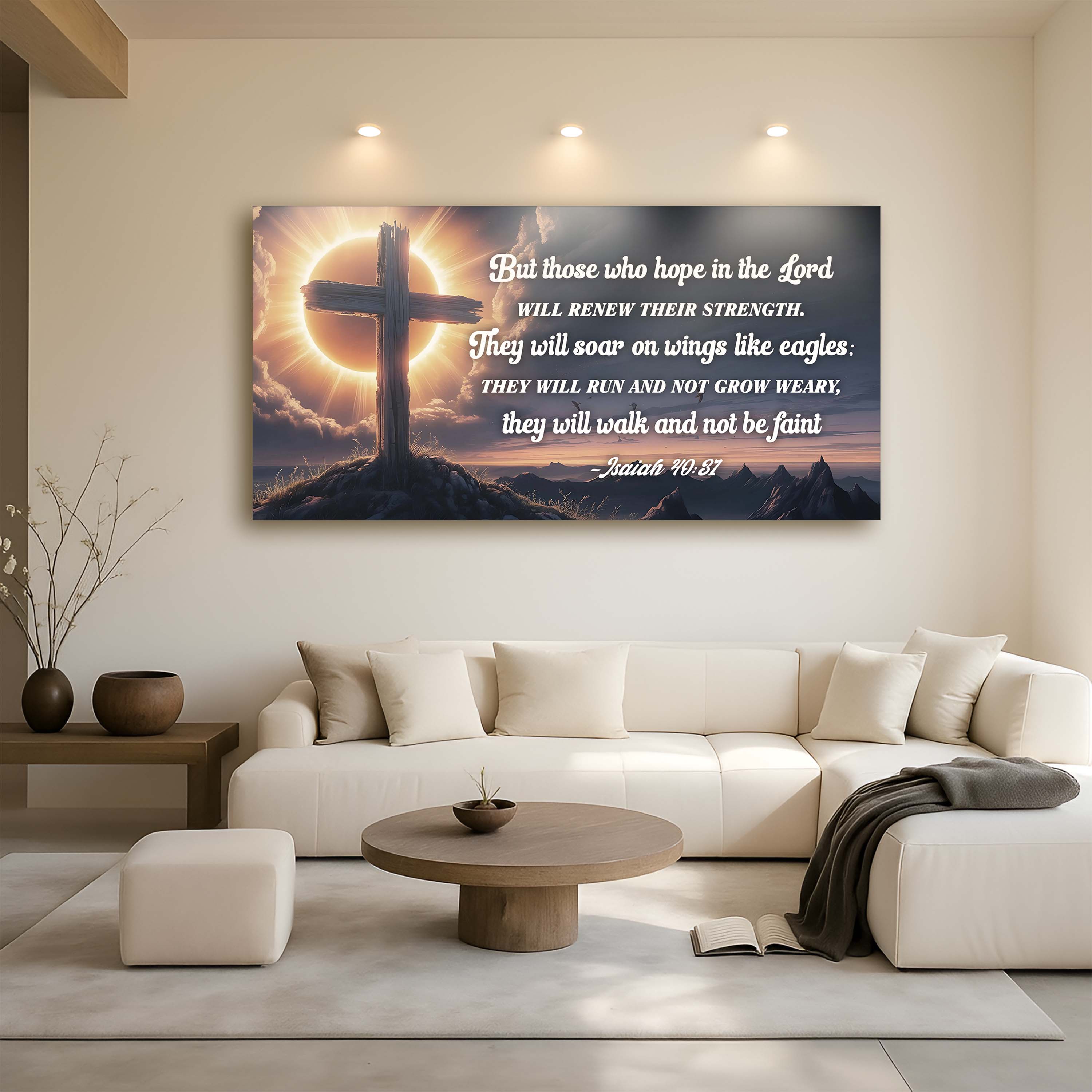 Isaiah 40:31 - Those Who Hope In The Lord Faith Sign