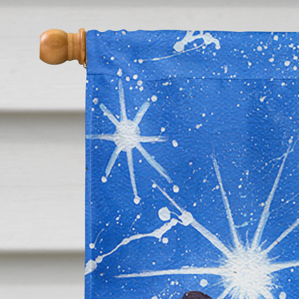 This Ones for You Snowman House Flag 28x40 Porch Sleeve Pole Decorative Outside Yard Banner Artwork Wall Hanging, Polyester