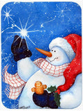This Ones for You Snowman Cutting Board Tempered Glass Kitchen Cutting Surface, Heat Resistant Chopping, Non-Slip Feet, Food Prep & Serving