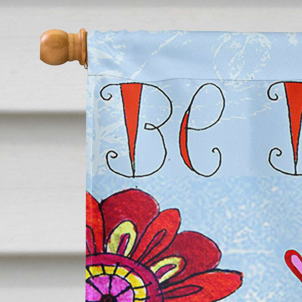 Be Blessed Owl House Flag 28x40 Porch Sleeve Pole Decorative Outside Yard Banner Artwork Wall Hanging, Polyester