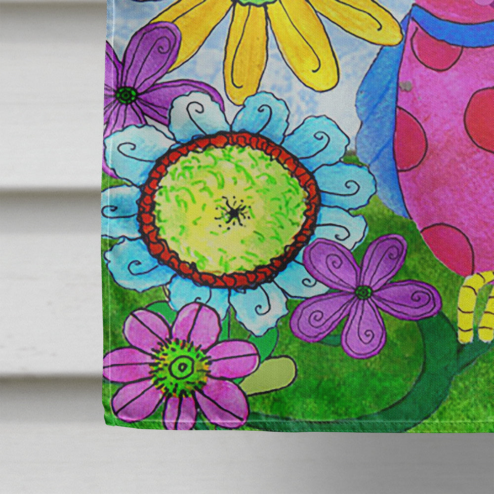 Be Blessed Owl House Flag 28x40 Porch Sleeve Pole Decorative Outside Yard Banner Artwork Wall Hanging, Polyester