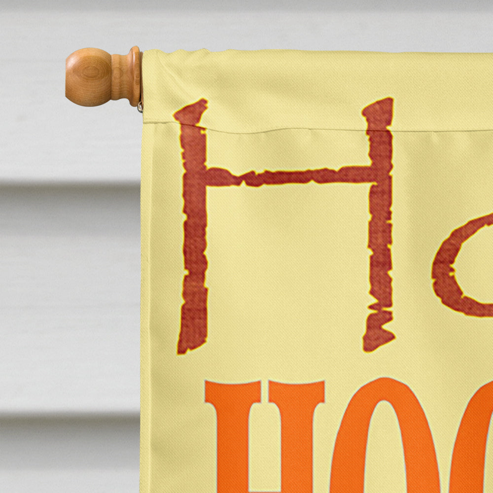 Hooray Hoot Hoot Owl House Flag 28x40 Porch Sleeve Pole Decorative Outside Yard Banner Artwork Wall Hanging, Polyester