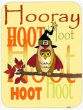Hooray Hoot Hoot Owl Cutting Board Tempered Glass Kitchen Cutting Surface, Heat Resistant Chopping, Non-Slip Feet, Food Prep & Serving